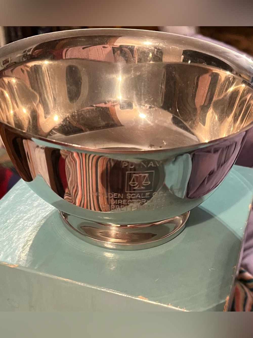 Vintage Tiffany & Co. Pewter Revere Bowl